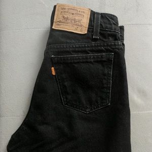 Vintage Levi's 550 in Black